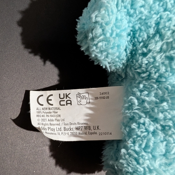 Fuggler Funny Ugly Monster Blue Rabid Rabbit Plush Doll Snuggler Edition 2018 - Picture 4 of 10